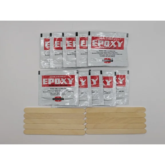 STARLIGHT- Hardman Double Bubble Red Epoxy 10-Packs 3.5 Gram Per Pack - Exp 02/2027 (W/Coc)