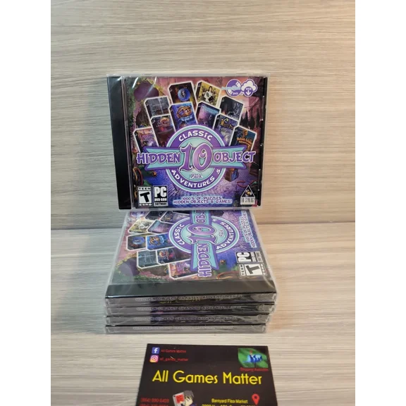 STARLIGHT- Hidden Object 10 Pack: Classic Adventures 5 Pc Game New Sealed