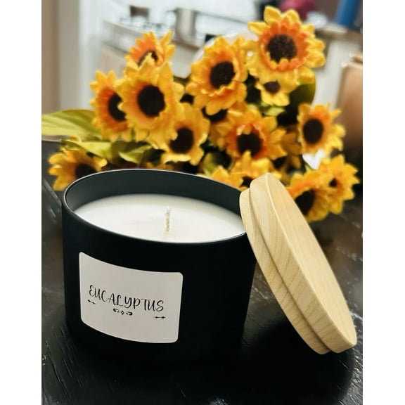 STARLIGHT- Home Made Eucalyptus Scented Candle