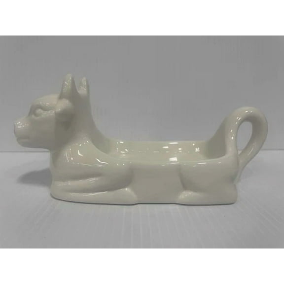 STARLIGHT- Home-X Ceramic Cow Butter Dish Storage For Stick Of Butter Farmhouse Butter Dish