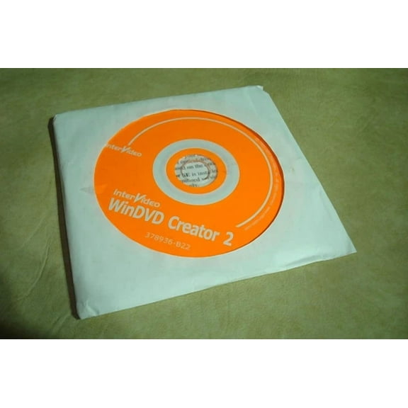 STARLIGHT- Intervideo Windvd Creator 2 Cd'S 378936-B22 Sealed