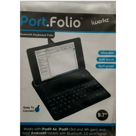 STARLIGHT- Iwerkz Port.Folio Bluetooth Keyboard Folio
