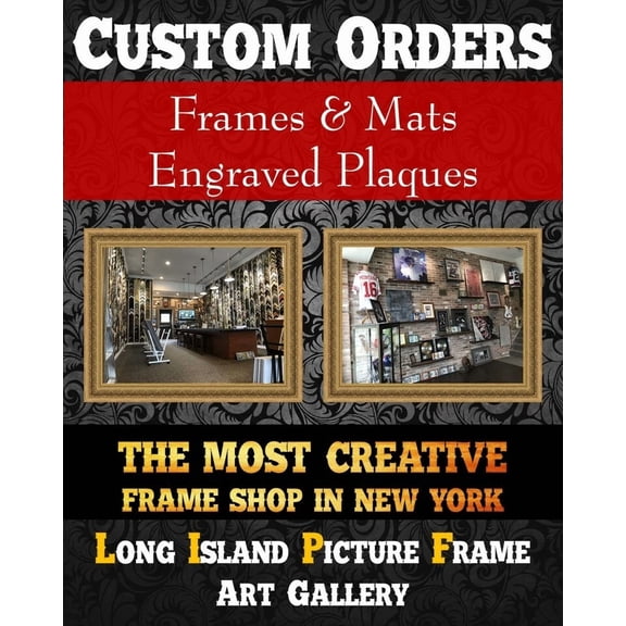 STARLIGHT- Jsa Engraved Plaque 2X4 Custom Orders Long Island Picture Frame & Art Gallery