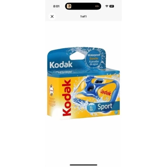 STARLIGHT- Kodak Max Waterproof 35Mm Point & Shoot Film Camera