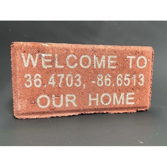 STARLIGHT- Laser Engraved Brick 8X4 Customize 4 Lines Free Shipping Memorials Paver Custom