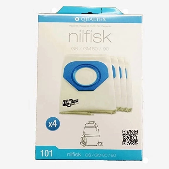 STARLIGHT- Masterpart 4Pk Paper Vacuum Cleaner Bags To Fit Nilfisk G Bag Series