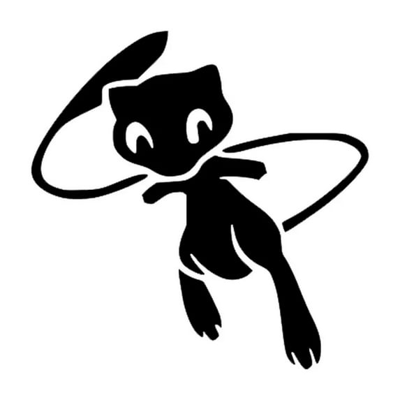 STARLIGHT- Mew Decal Vinyl Sticker For Office Gaming Room 7"In" X 7"In