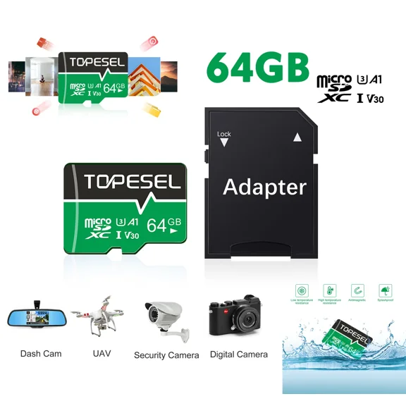 STARLIGHT- Micro Sd Card 64Gb Class 10 Sdxc Sdhc Memory Card Tf Card For Phone Camera