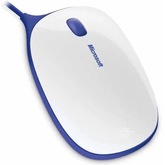 STARLIGHT- Microsoft Usb Express Wired Mouse - Blue/White (T2J-00021)