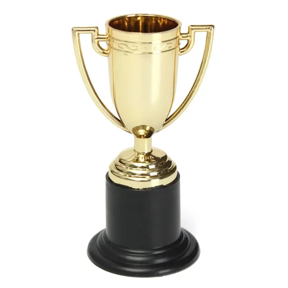 STARLIGHT- Mini 4Inch Gold Trophy For Sporting Events, Football, Soccer Cup, Birthday Party