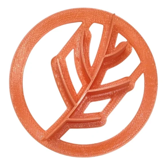 STARLIGHT- Mini Size Fall Leaf Design Concha Cookie Cutter Mexican Sweet Bread Stamp Pr4905