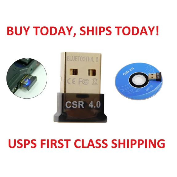 STARLIGHT- New Bluetooth 4.0 Usb 2.0 Csr 4.0 Dongle Adapter For Pc Laptop Windows
