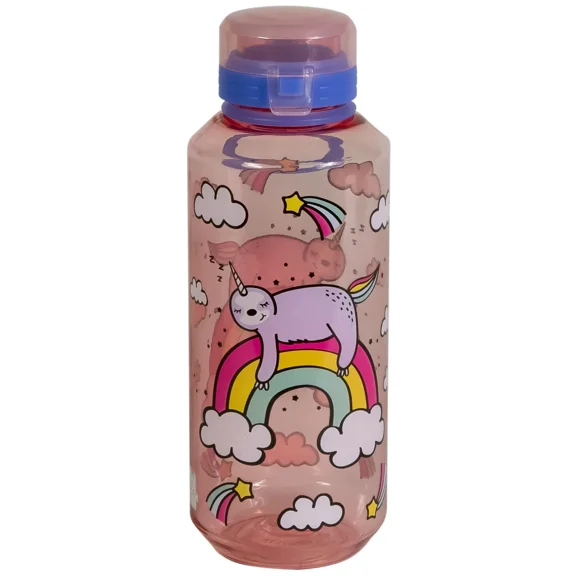 STARLIGHT- New! Cool Gear 16Oz Single Wall Tumbler Water Drink Bottle Rainbow Sloth Unicorn