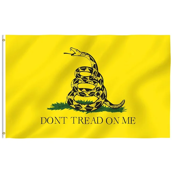 STARLIGHT- New Dont Tread On Me Flag 100% All Weather Polyester With Brass Grommets 3X5 Ft