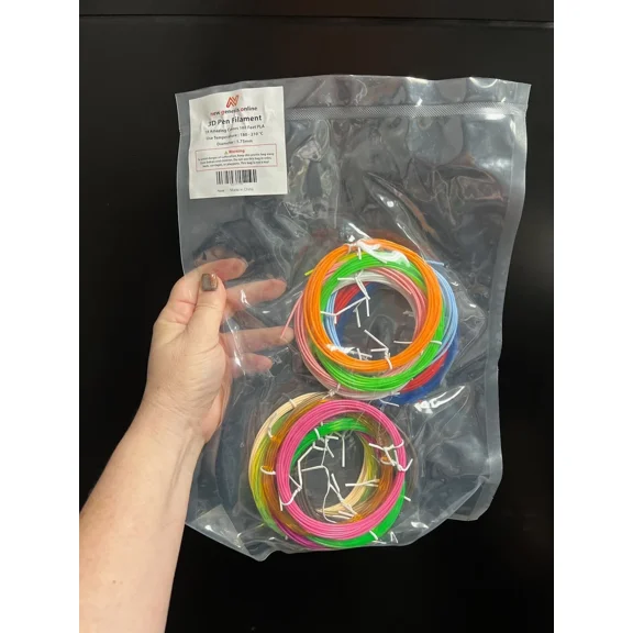 STARLIGHT- New Genesis Online 3D Pen Filament 18 Colors 10 Each Color 180 Total