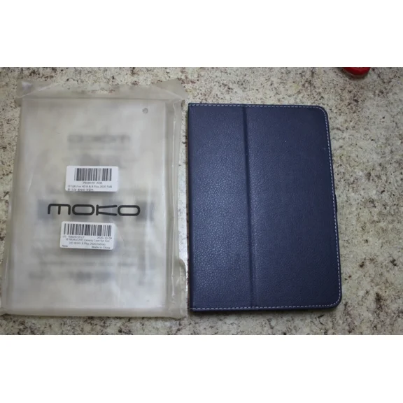 STARLIGHT- New In Package Moko Case For Fire Hd 8/ 8+. (Indigo Blue)