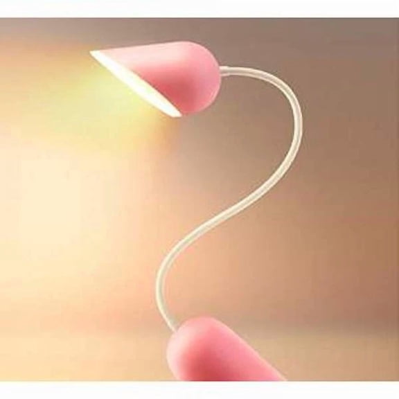 STARLIGHT- New Mini Portable Rechargeable Flexible Healthy Eyesafe Led Reading Lamp, Pink