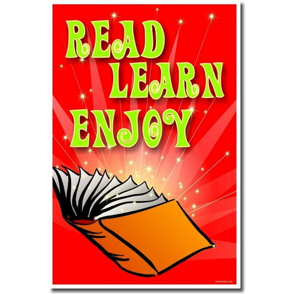 STARLIGHT- New Reading Book Classroom Library School Poster - Read Learn Enjoy