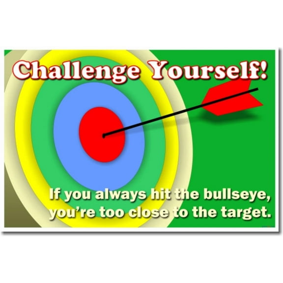 STARLIGHT- New School Classroom Motivational Poster - Challenge Yourself