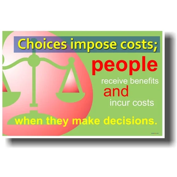 STARLIGHT- New School Classroom Motivational Poster - Choices Impose Costs