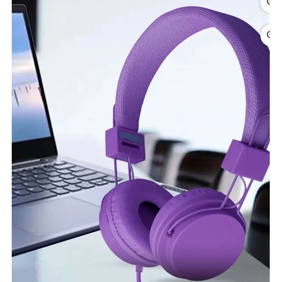 STARLIGHT- Over Ear Foldable Headset, 3.5Mm Noise Protection Ear Headphones For Boys Girls,