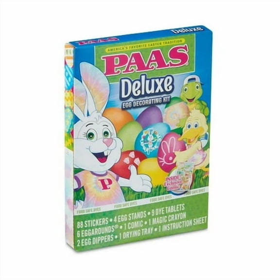 STARLIGHT- Paas Egg Decorating And Dye Kit, Deluxe, 1 Kit, Multi-Color