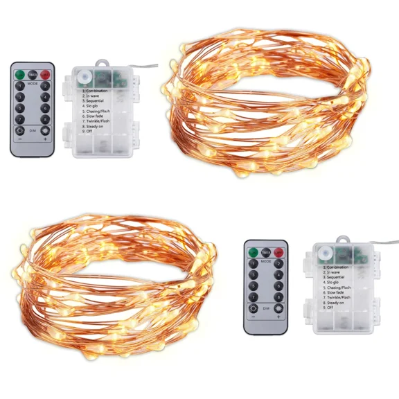 STARLIGHT- Party Lights Warm White Decorate Indoor/Outdoor 60 Led W/Battery Pack No Battery