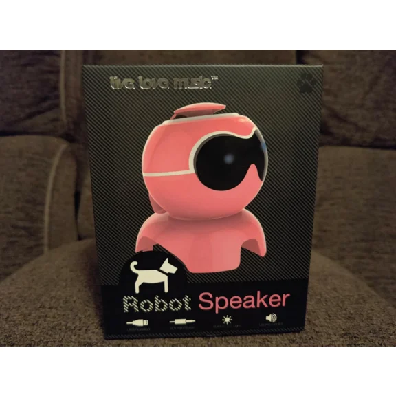 STARLIGHT- Pink Robot Speaker By Live, Love, Music