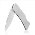 thumbnail image 1 of STARLIGHT- Pocket Knife Small Silver 3-1/2" Lockback Smooth Handle Engravable Wedding Gift, 1 of 6
