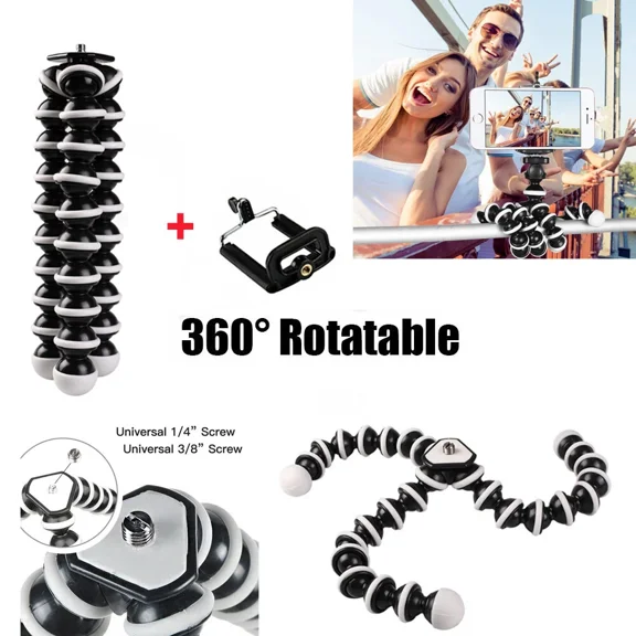 STARLIGHT- Portable Flexible Tripod Octopus Stand Gorilla Pod For Gopro Camera/Slr/Dv Phone