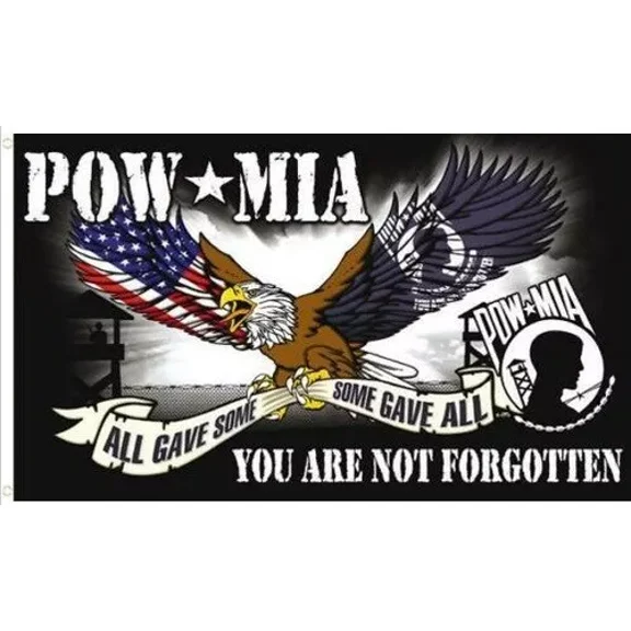 STARLIGHT- Pow Mia Not Forgotten 3 X 5 Military Flag Wall Banner Biker Powmia Eagle 100D