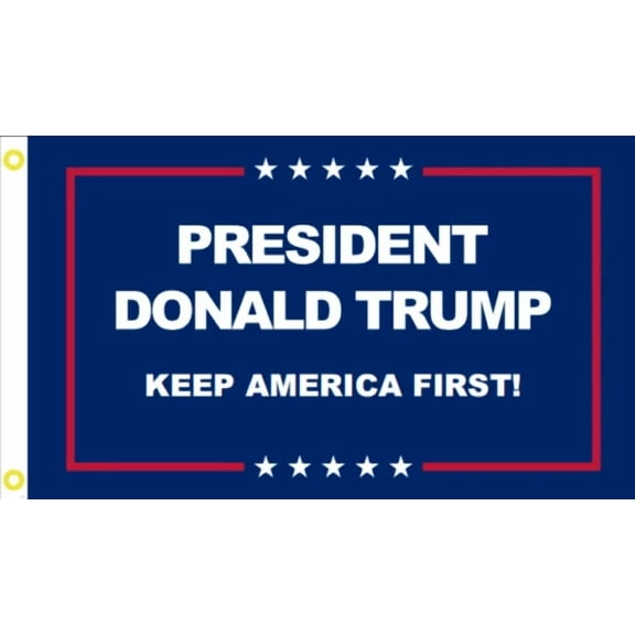 STARLIGHT- President Donald Trump Usa Maga Flag 3X5 Foot Rough Tex Flag Uv American Flags