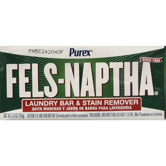 STARLIGHT- Purex Fels-Naptha Laundry Bar & Stain Remover & Pre-Treater 5 Ounce Bar New