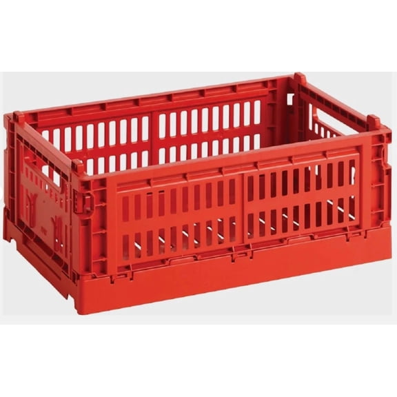 STARLIGHT- Recycled Mixed Colour Crate - Small, Red