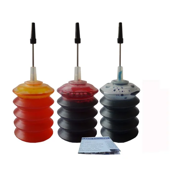 STARLIGHT- Refill Ink Kit For Hp 61 61Xl 62Xl 901Xl Tri-Color Ink Cartridge 3X30Ml