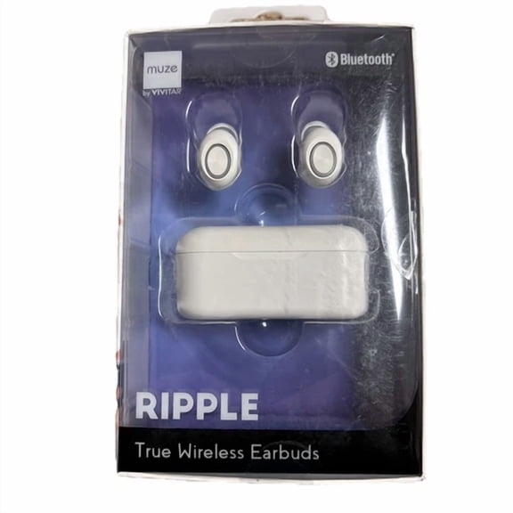 STARLIGHT- Ripple True Wireless Earbuds Bluetooth Brand New In Package : White