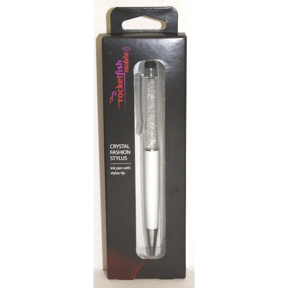 STARLIGHT- Rocketfish - Crystal Fashion Stylus Pen - White