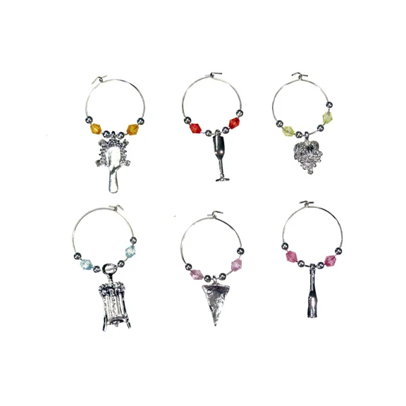 STARLIGHT- Select Beaded Wine Glass - Set Of 6