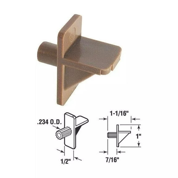 STARLIGHT- Slide-Co Brn Shelf Support