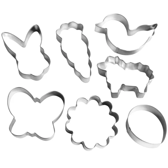 STARLIGHT- Spring Cookie Cutters-Egg Carrot Bunny Face Flower Duck Butterfly Sheep Easter