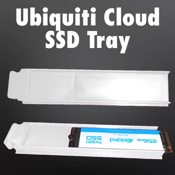 STARLIGHT- Ssd Tray For Ubiquiti Cloud Gateway Max (Ucg)  2280 Size | Tray Only