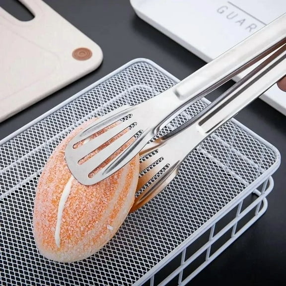 STARLIGHT- Stainless Steel Food Tongs, Kitchen Slotted Barbecue Tongs, Cooking Tongs, Bbq T