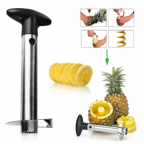 STARLIGHT- Stainless Steel Pineapple Corer Slicer Peeler Fruit Peeling Tool Pineapple Knife