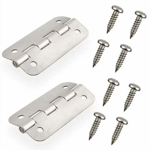 STARLIGHT- Stainless Steel Replacement Cooler Hinges Compatible W/ Igloo Style Ice Chests