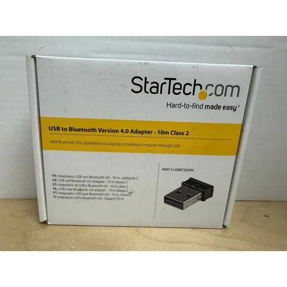 STARLIGHT- Startech Mini Usb Bluetooth 4.0 Adapter - 10M (33Ft) Class 2 Edr Wireless Dongle