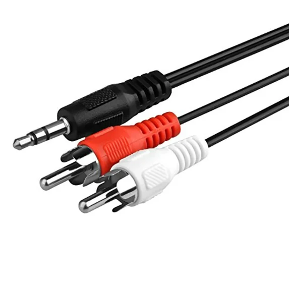 STARLIGHT- Stereo 3.5Mm To 2 X Rca Audio Y-Adapter Cable 6 Ft Electronics Accessories Elect