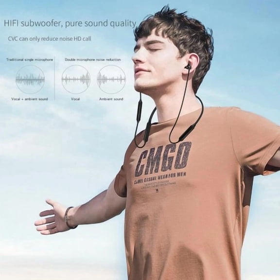 STARLIGHT- Stereo Wireless Bluetooth Headphone Headset Mic Earphones Neckband Earbuds Sport