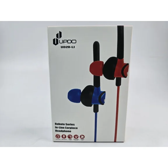 STARLIGHT- Stereoteck Ud20-Li In Ear Headphones W/Mic New/Sealed (Red)