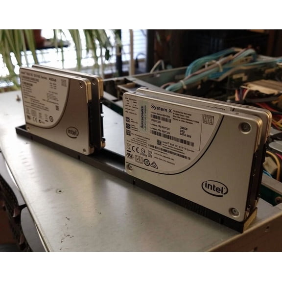 STARLIGHT- Supermicro Cse-826 Quad 2.5" Ssd Bracket 4X Drives Internal Mount Holder