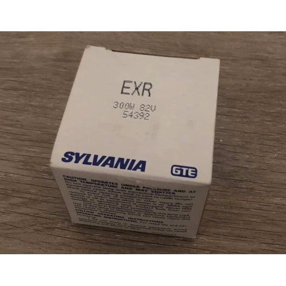 STARLIGHT- Sylvania 300W 82V Tungsten Halogen Exr Projector Lamp 54392 New